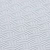 vidaXL Matratze Wei&szlig; und Grau 140 x 200 cm Jacquard-Stoff