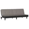 vidaXL Schlafsofa Taupe Stoff