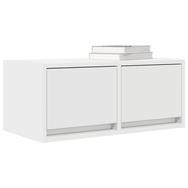 vidaXL TV-Schrank Weiß 60x31x25,5 cm Holzwerkstoff