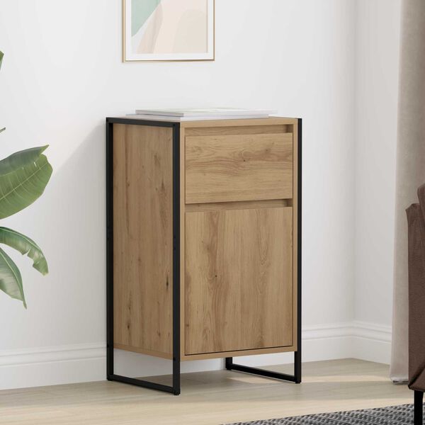 vidaXL Sideboard Kunsthandwerk Eiche 81 x 36 x 150.5 cm Holzwerkstoff
