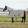 vidaXL Pferdedecke Hellgrau und Rosa Polyester