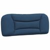 vidaXL Bettgestell ohne Matratze "Hvar" Blau 100x200 cm Stoff