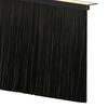 vidaXL Selbstklebende T&uuml;rb&uuml;rstendichtungen 2 pcs Schwarz 100 cm