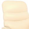 vidaXL Relaxsessel Creme Kunstleder