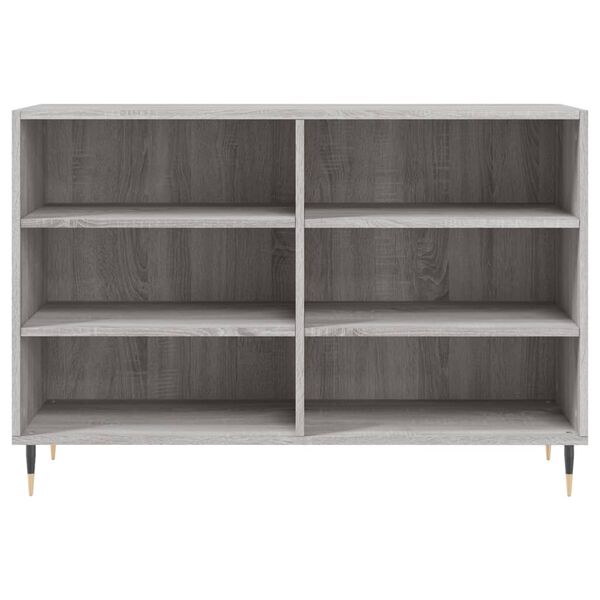 vidaXL Sideboard Grau Sonoma 103,5x35x70 cm Holzwerkstoff