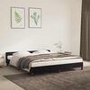 vidaXL Bettgestell ohne Matratze Schwarz 180x200 cm Samt