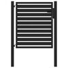 vidaXL Gartentor Abschlie&szlig;bar Schwarz 100x100 cm Aluminium