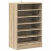 vidaXL Schuhschrank Sonoma-Eiche 60x35x92 cm Holzwerkstoff
