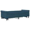 vidaXL Tagesbett Ausziehbar mit Schubladen Blau 90x200 cm Samt
