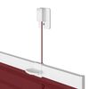vidaXL Plissee Bordeauxrot 55x200 cm Stoffbreite 54,4 cm Polyester