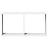 vidaXL Wandschrank 60x16x30 cm Wei&szlig; Holzwerkstoff