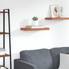 vidaXL Wandregal Wandmontiert Rot 60 x 23 x 4 cm Holzwerkstoff