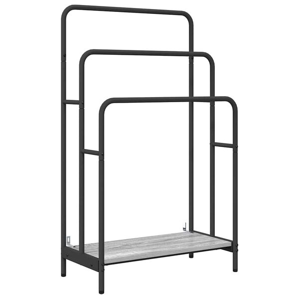 vidaXL Kleiderst&auml;nder Graues Sonoma 60 x 30 x 100,5 cm Holzwerkstoff