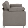 vidaXL Sofa 140cm Taupe Stoff