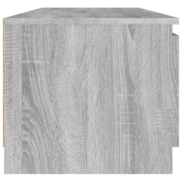vidaXL TV-Schrank Grau Sonoma 140x40x35,5 cm Holzwerkstoff