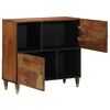 vidaXL Sideboard mit Regal Braun 80 x 33 x 75 cm Massivholz Mango