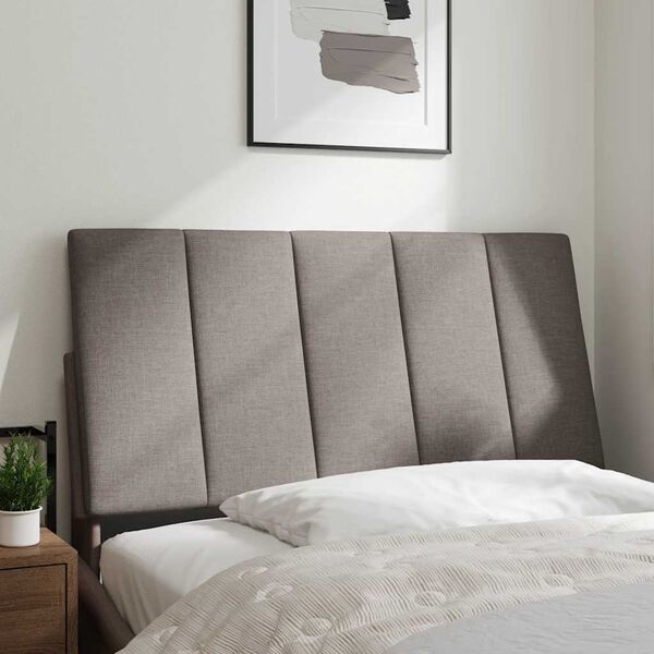 vidaXL Kopfteil-Kissen "Hanko" Taupe 100 cm Stoff