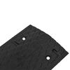 vidaXL Bodenschwelle Gelb & Schwarz 97x32,5x4 cm Gummi