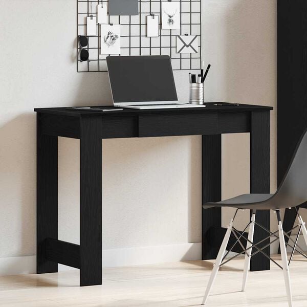 vidaXL Schreibtisch Schwarz 100x45x75 cm Holzwerkstoff