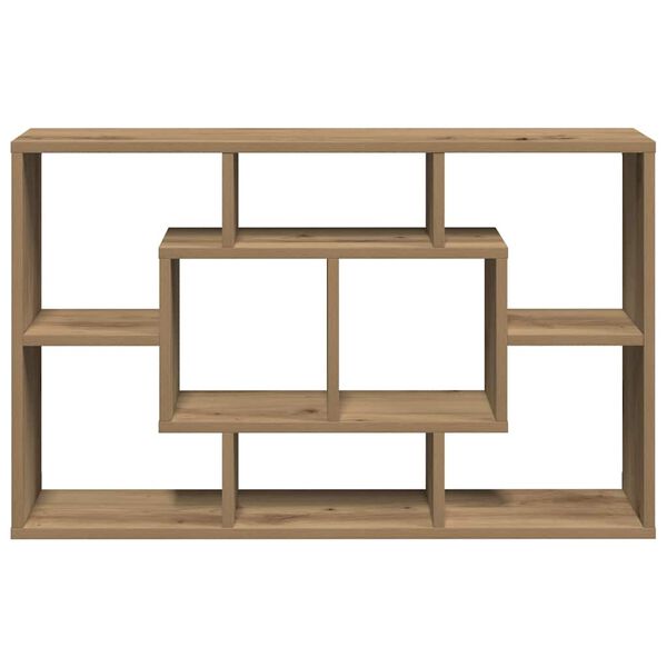 vidaXL Wandregal Artisan-Eiche 85 x 16 x 52,5 cm Holzwerkstoff