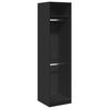vidaXL Kleiderschrank Schwarz 50x50x200 cm Holzwerkstoff