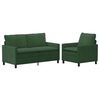 vidaXL Sofa Set 2 pcs Dschungelgr&uuml;n Stoff
