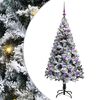 vidaXL K&uuml;nstlicher Weihnachtsbaum mit 150 LEDs mit St&auml;nder Wei&szlig; 150 cm