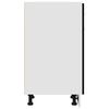 vidaXL H&auml;ngeschrank mit Regal Schwarz Eichen-Optik 30 x 46 x 81,5 cm