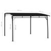 vidaXL Garten-Sonnenschutz 3x3x2,55 m Anthrazit