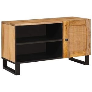 vidaXL TV-Schr&auml;nk Braun 80 x 33 x 46 cm Massivholz Mango