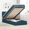 vidaXL Ottoman-Bett mit Matratze Dunkelblau 90x200 cm Samt