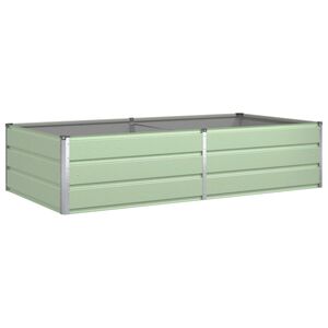 vidaXL Pflanzk&uuml;bel Pastellgr&uuml;n 195 x 100 x 45 cm Verzinkter Stahl