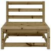 vidaXL Gartensofas ohne Armlehnen 2 Stk. 70x70x67 cm Kiefernholz