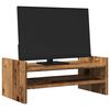 vidaXL Monitorst&auml;nder Altholz-Optik 50x27x20 cm Holzwerkstoff