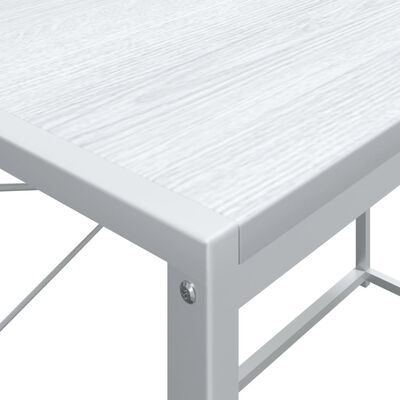 vidaXL Schreibtisch Weiß 110x60x138 cm Holzwerkstoff