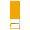 vidaXL Highboard Senfgelb 68,5x38,5x107 cm Stahl