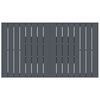 vidaXL Garten Essgruppe 9 pcs Anthrazit Pulverbeschichteter Stahl