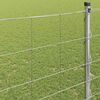 vidaXL Feldzaun Silber 50 x 1,4 m Verzinkter Stahl