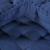 vidaXL Modulares Sofa 2 pcs Indigo 140 x 70 x 56 cm Stoff