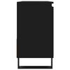 vidaXL Badschrank Schwarz 65x33x60 cm Holzwerkstoff