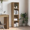 vidaXL B&uuml;cherregal Artisan-Eiche 36x30x143 cm Holzwerkstoff