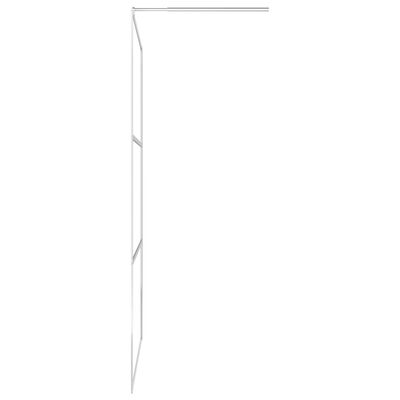 vidaXL Duschwand für Begehbare Dusche mit Klarem ESG-Glas 90x195 cm