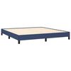 vidaXL Bettgestell ohne Matratze Blau 160x200 cm Stoff
