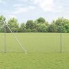 vidaXL Zaunpfosten Silber 100 x 1,5 m (25 mm Maschenweite) Stahl