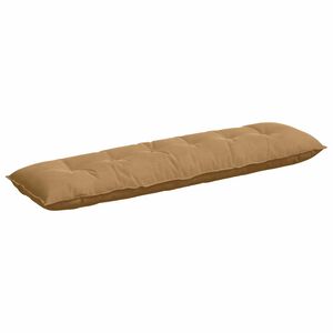 vidaXL R&uuml;ckenkissen Braun 180 x 50 cm Cordstoff