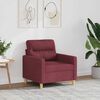 vidaXL Sofasessel Weinrot 60 cm Stoff