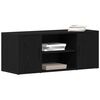 vidaXL TV-Schr&auml;nk Schwarz Eichen-Optik 100 x 35 x 40 cm Holzwerkstoff