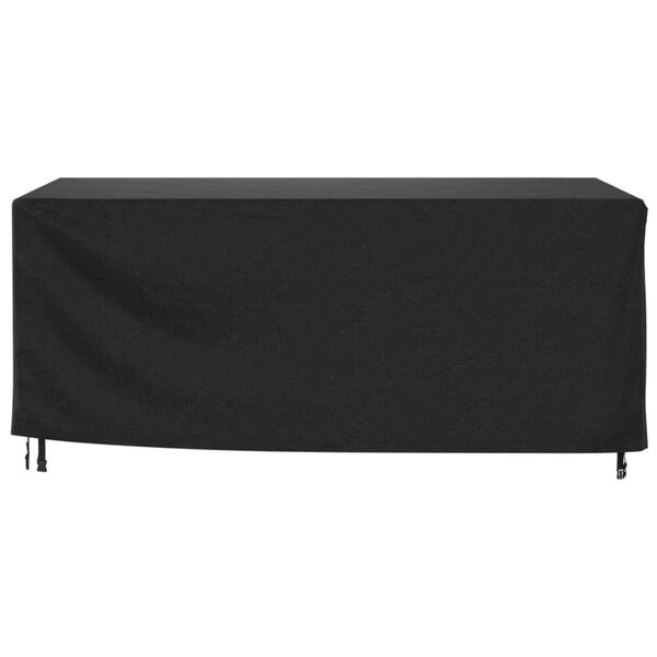 vidaXL Gartenm&ouml;bel-Abdeckung Schwarz 225x143x90 cm Wasserdicht 420D