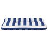 vidaXL Palettenkissen Blau Wei&szlig; Gestreift 80x40x12 cm Stoff