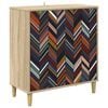vidaXL Sideboard OMMEN Sonoma 69 x 33 x 75 cm Holzwerkstoff